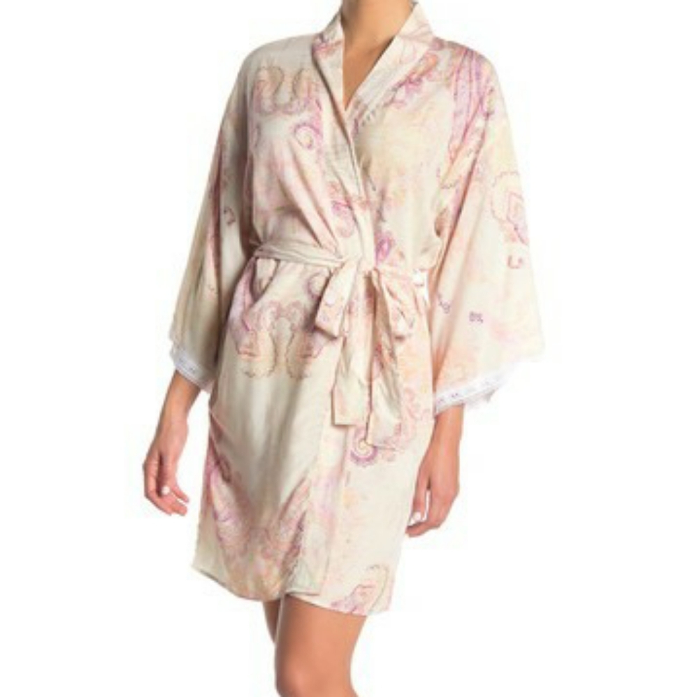 Flora Nikrooz Sleepwear | Nessa Paisley kimono
